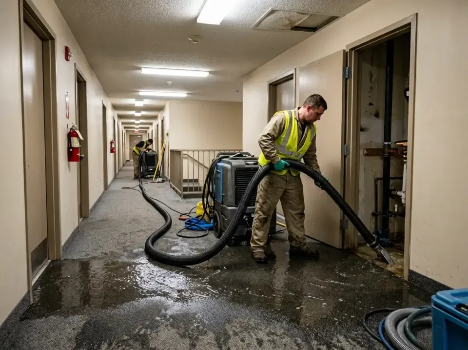 multi-unit-apartment-hallway-f-005 — frequently asked questions, Emergency Burst Pipe Water Extraction & Removal in Fall Riv…